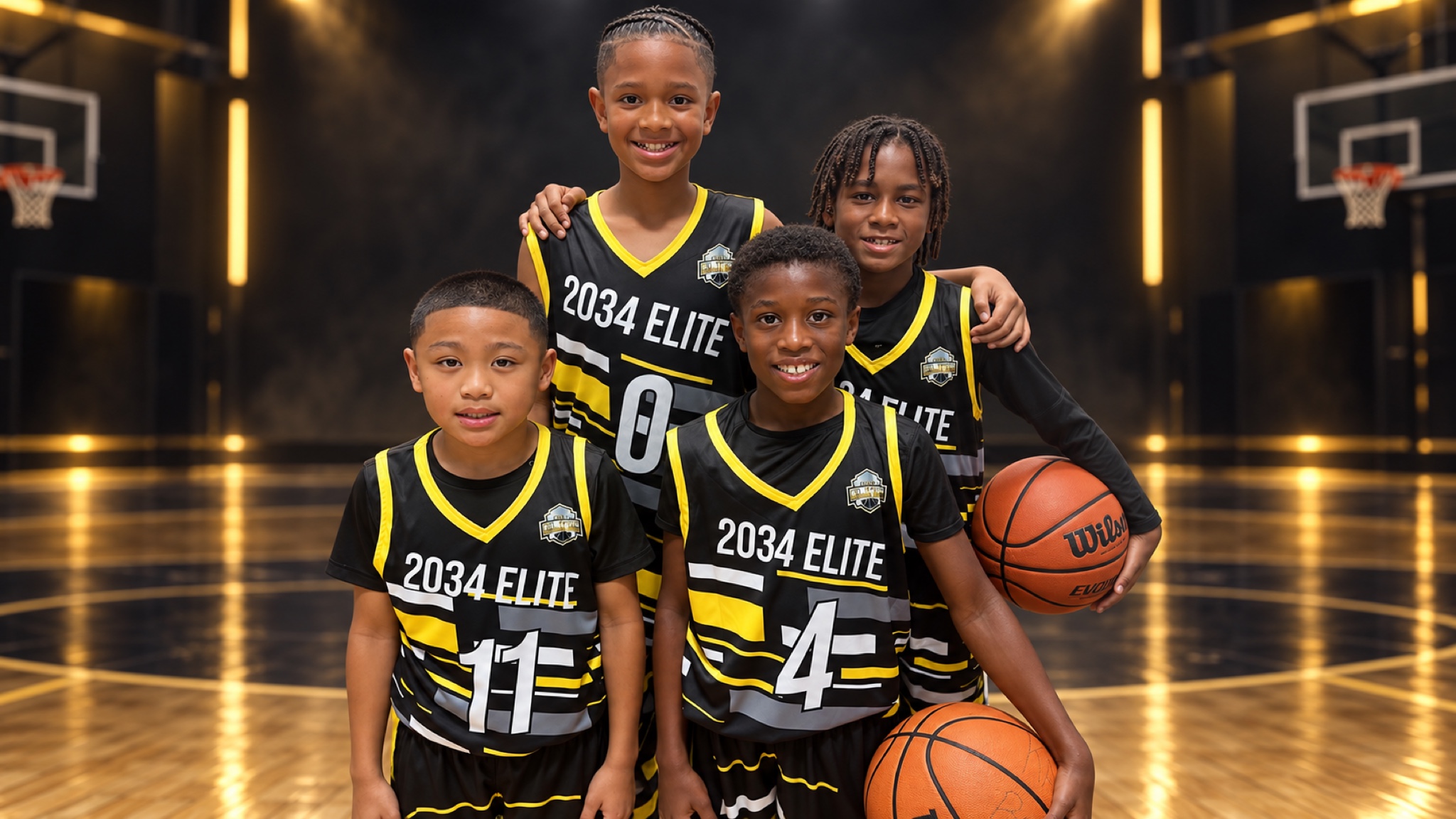 2034 ELITE players at the gym