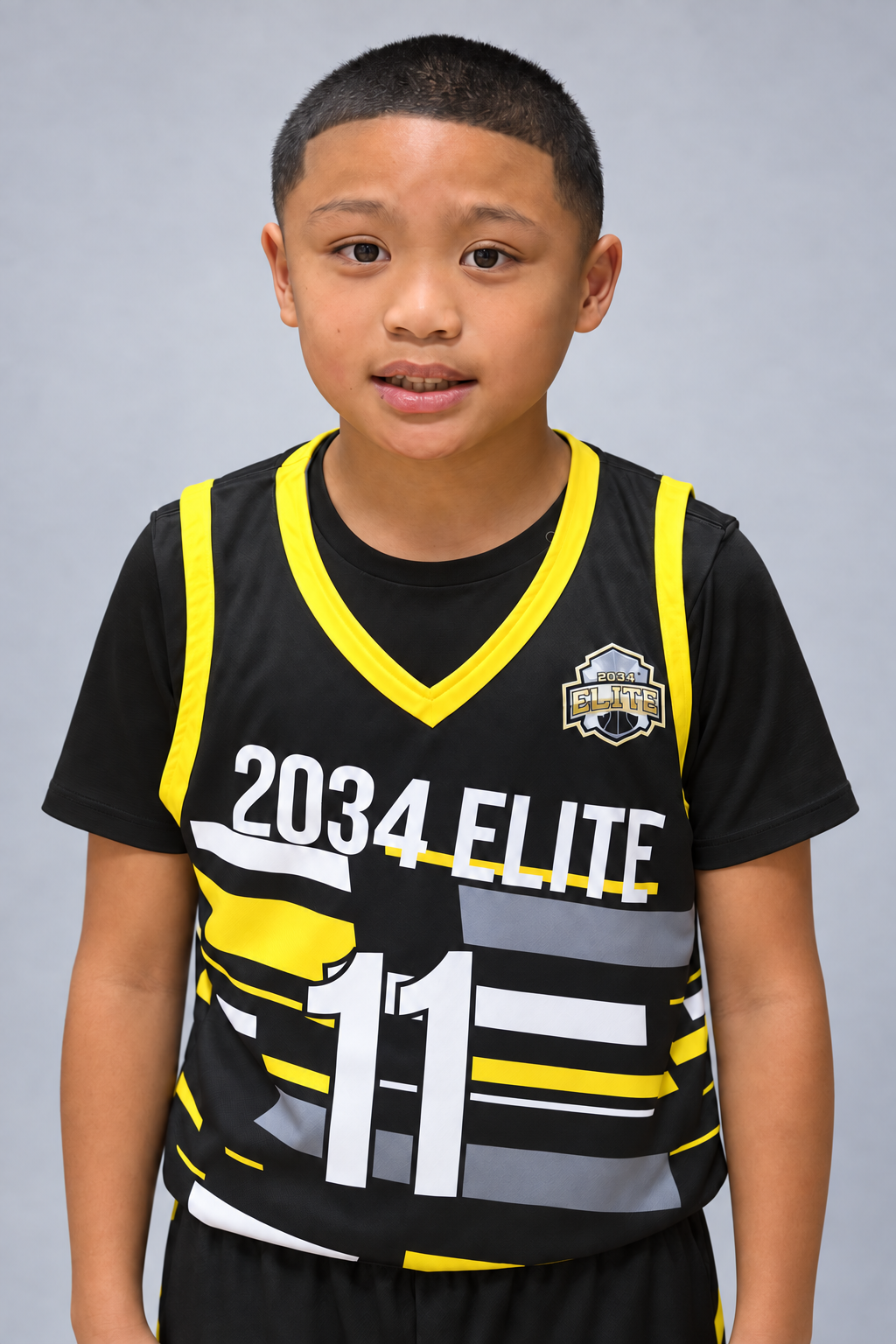 Ashton Mendoza in his 2034 ELITE uniform